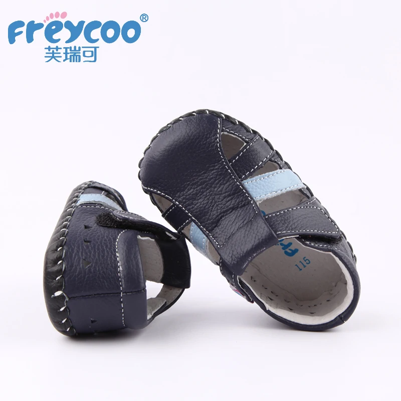 Freycoo 2019 новые летние детские обувь для малышей девочек мальчиков воловьей пояса