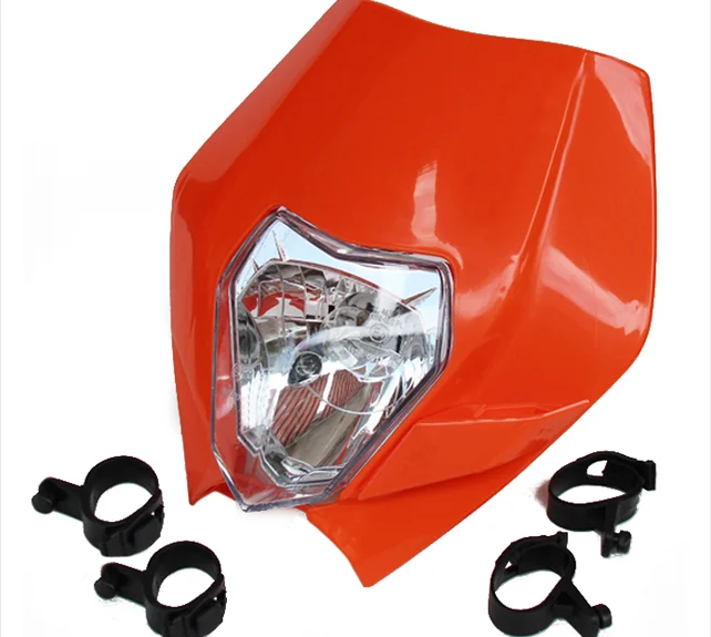 

12V 35W Dirt Bike Headlamp Universal Motorcycle Headlight Dual Sport Lamp Fairing Head Light For Honda