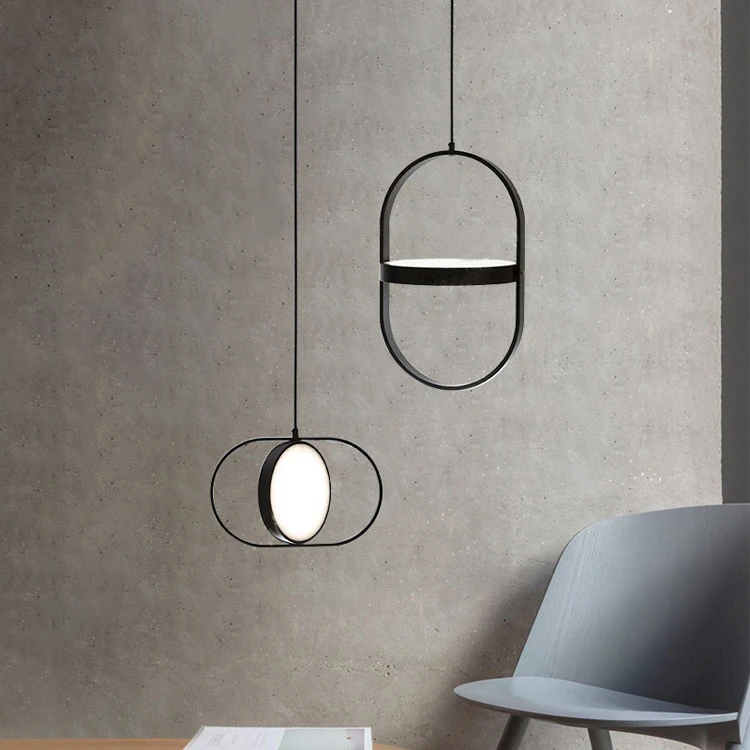 Современный минималистичный подвесной светильник геометрической формы
