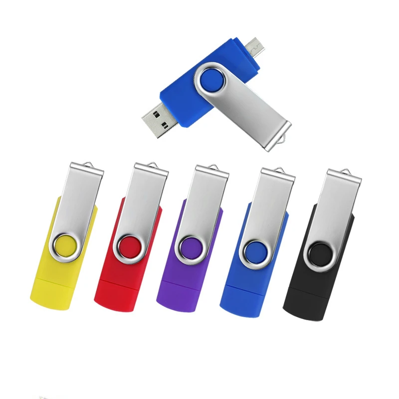 2 в 1 OTG USB флеш-накопитель 16 ГБ 8 ГБ 4 ГБ флеш-накопитель смартфон внешний накопитель на Android USB накопитель