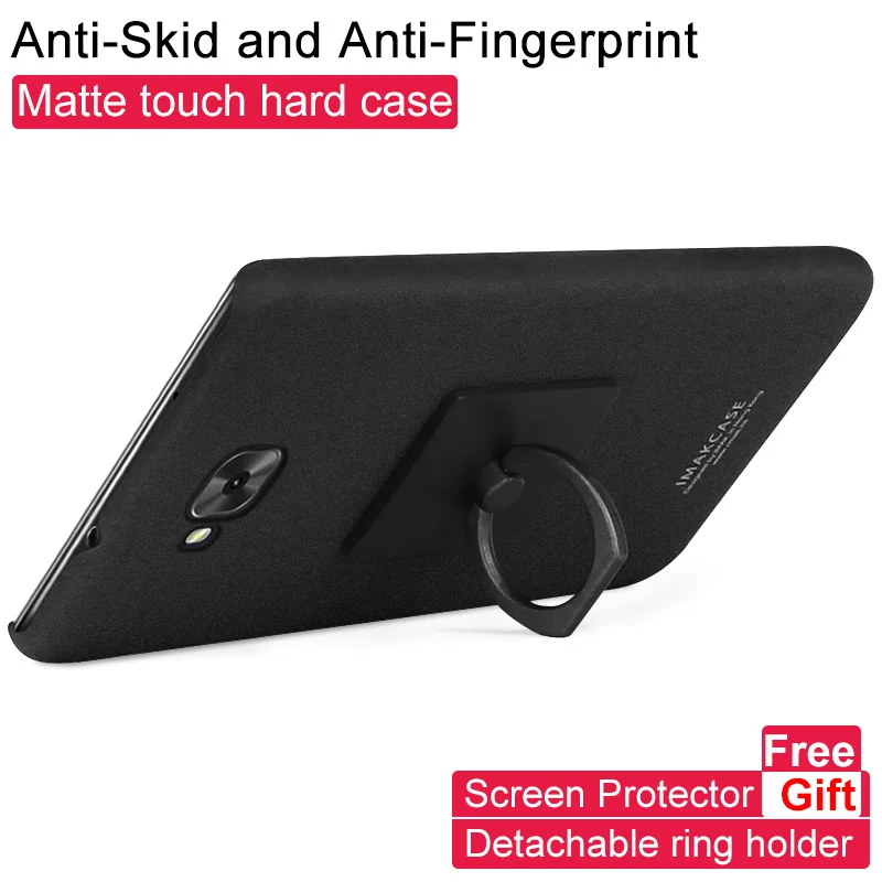 СПС ASUS ZenFone4 селфи ZD553KL чехол Imak Жесткий Чехол для + кольцо держатель Экран