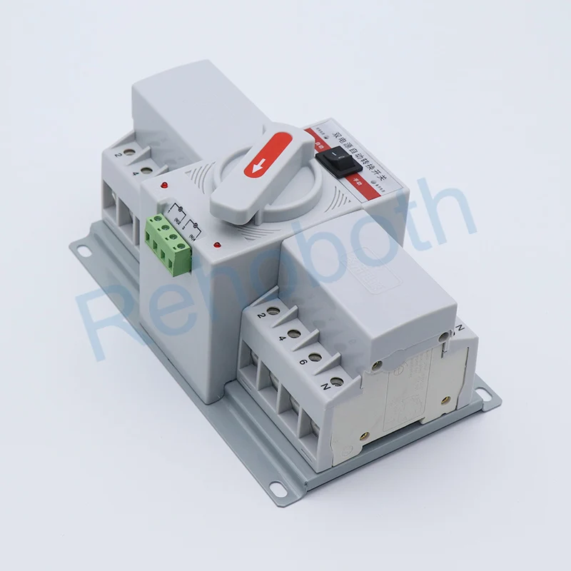 2 P AC200V-240V 4 P AC350-415V MCCB тип двойной мощность автоматический переключатель передачи ATS