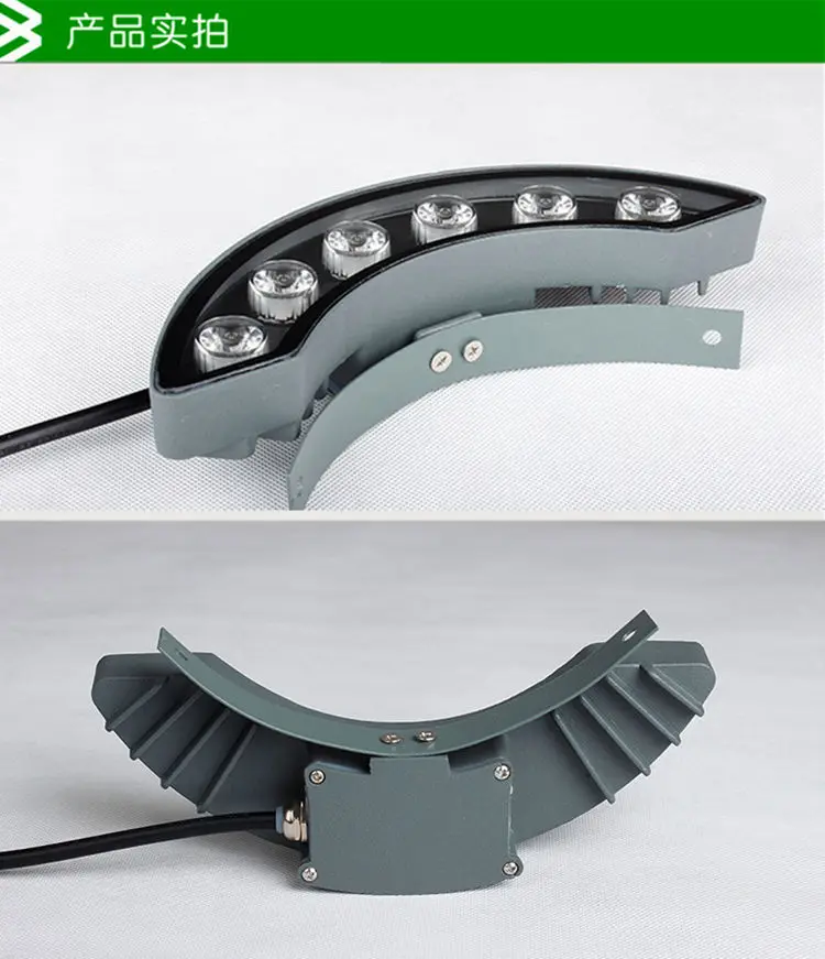 Открытый водонепроницаемый 5 Вт 6 Золотой Желтый светодиодный гофрированный