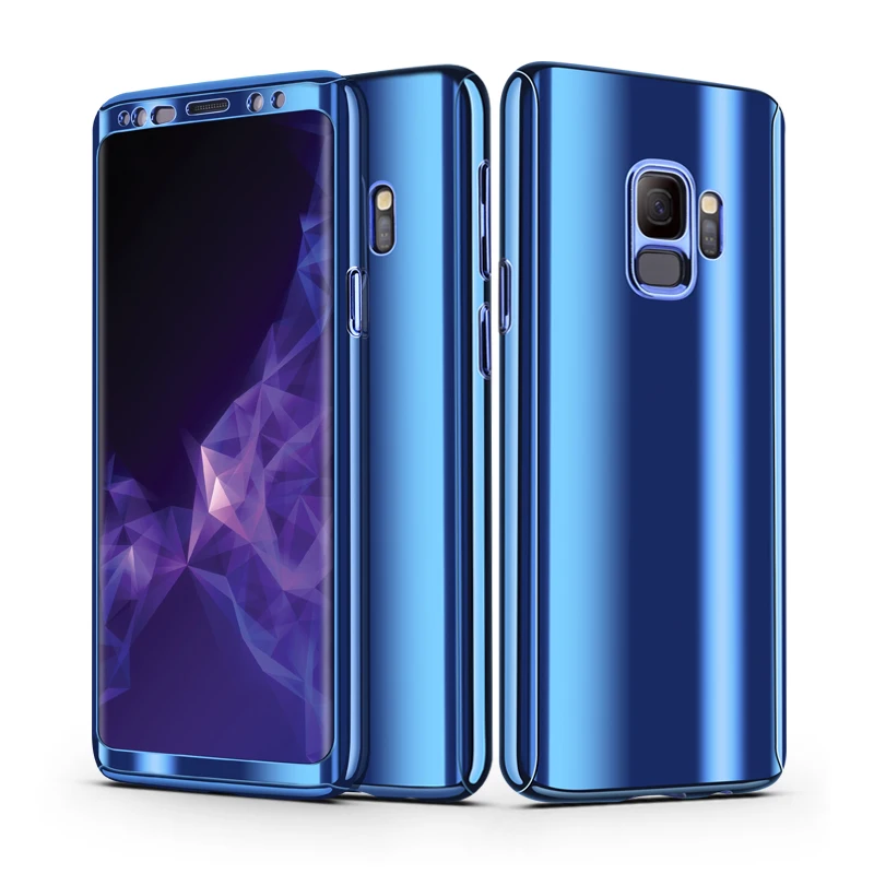 Для samsung Galaxy S9/S9 плюс Чехол 360 полная защита тела телефон случаях + Экран протектор