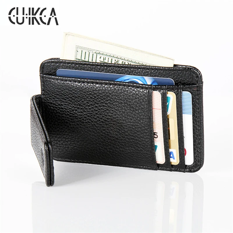 CUIKCA модный мужской кошелек зажим для денег магнитный Ультратонкий карманный