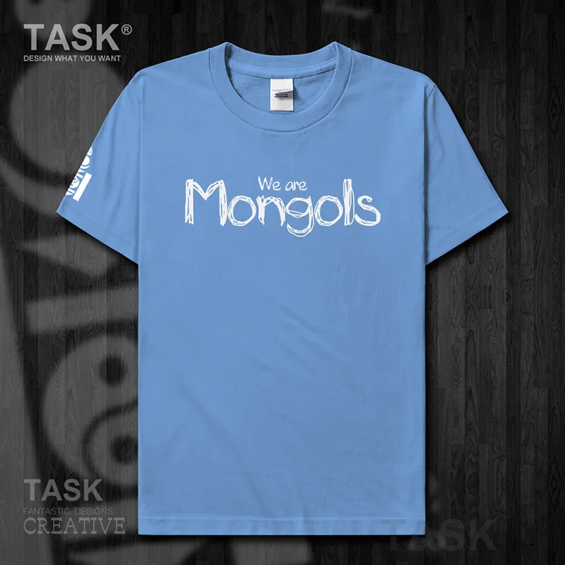 Mongolia MNG Mongol монгольский элемент мужская футболка Топ Футболка с коротким рукавом
