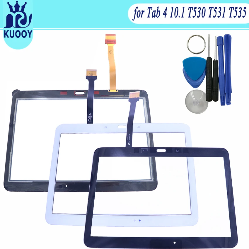 Для samsung Galaxy Tab 4 10,1 ''T530/T531/T535 сенсорный экран дигитайзер Передний сенсорный экран замена стекла