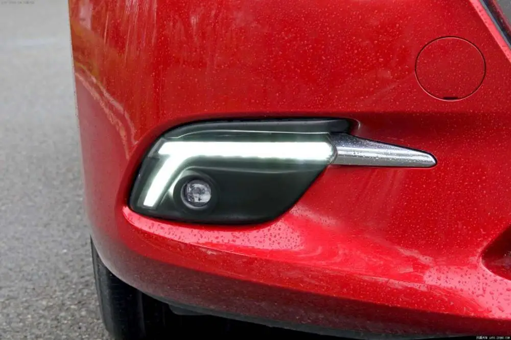 Движущегося сигнала! Для Mazda 3 Mazda3 Axela светодиодный дневные ходовые огни дневного света Daylights Желтый Сигнальная лампа авто-Стайлинг огни - Испускаемый цвет: Style B