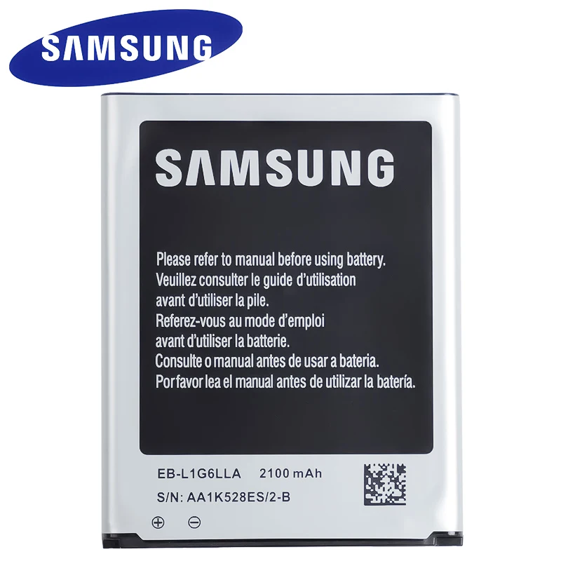 NEW Galaxy S3 Battery Original For Samsung EB-L1G6LLA i535 i747 GT-i9300 R580 L710 T999 i930 Ativ NFC 2100 mAH |
