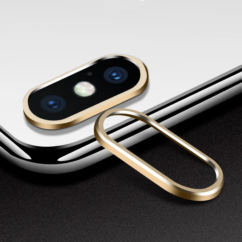 JGKK 2 шт. цветное металлическое кольцо для защиты объектива камеры Apple iPhone X 7 Plus 8/8Plus