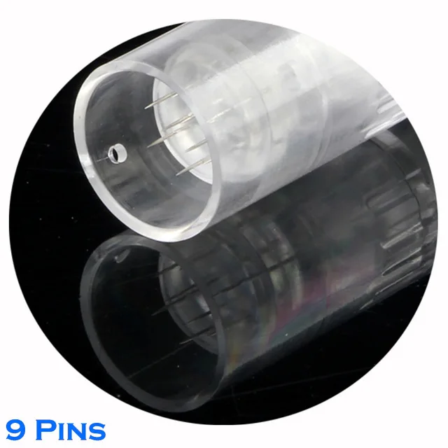 9 pin Для электрического авто микро иглы ручка уплотнение картридж 10 шт. бровей татуировки роторный макияж Перманентная игла иглы нано советы 13 типов - Габаритные размеры: 9 pin