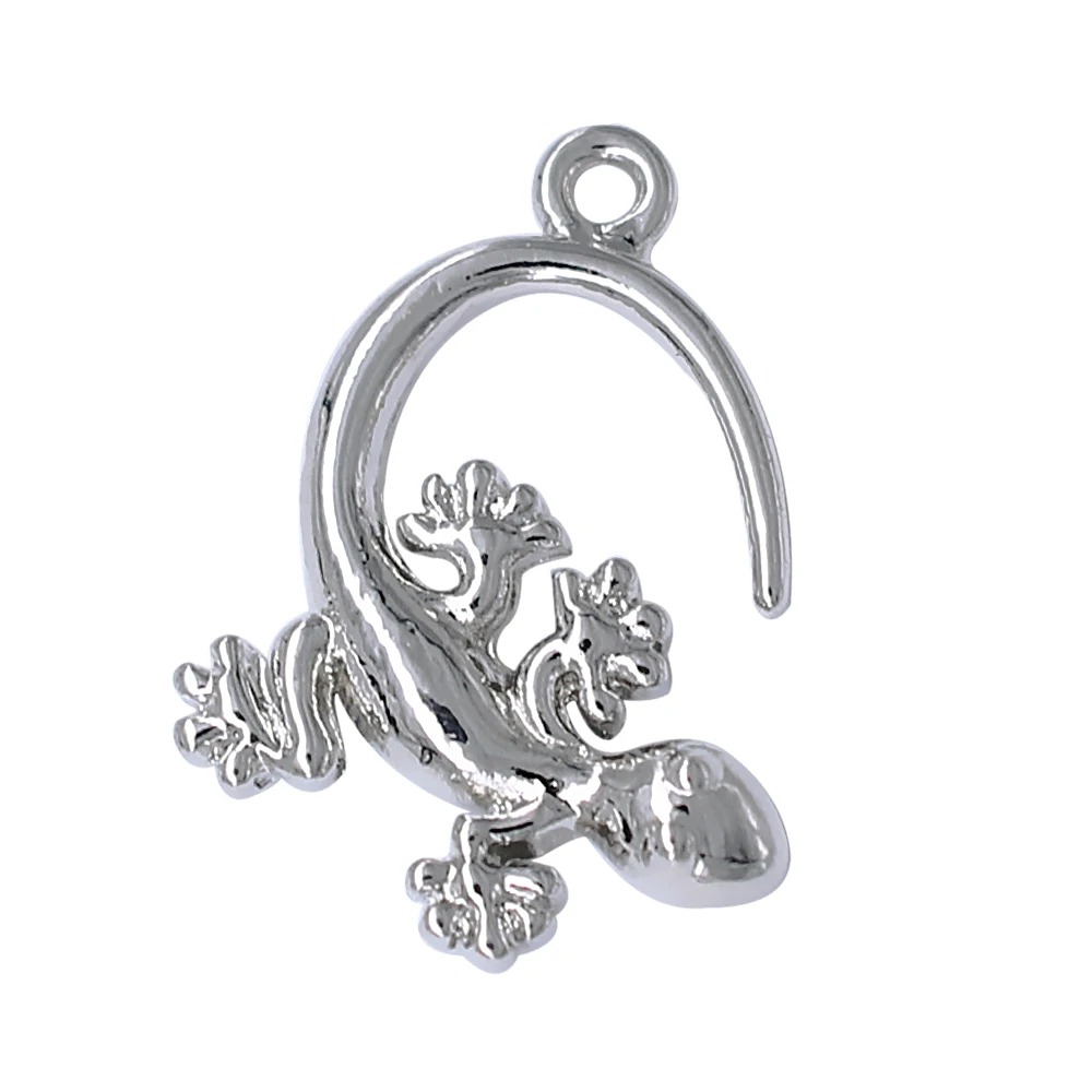 Новые товары металлическая подвеска Gecko с длинным хвостом самодельные ювелирные