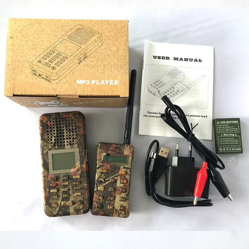 BK1519RT приманка для птиц встроенный 150 звуков охотничий 20 Вт 126dB громкий динамик MP3