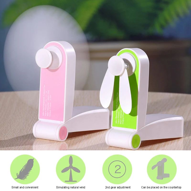 2019 капельница ABS + TPE ручной Персональный вентилятор складной милый нежный