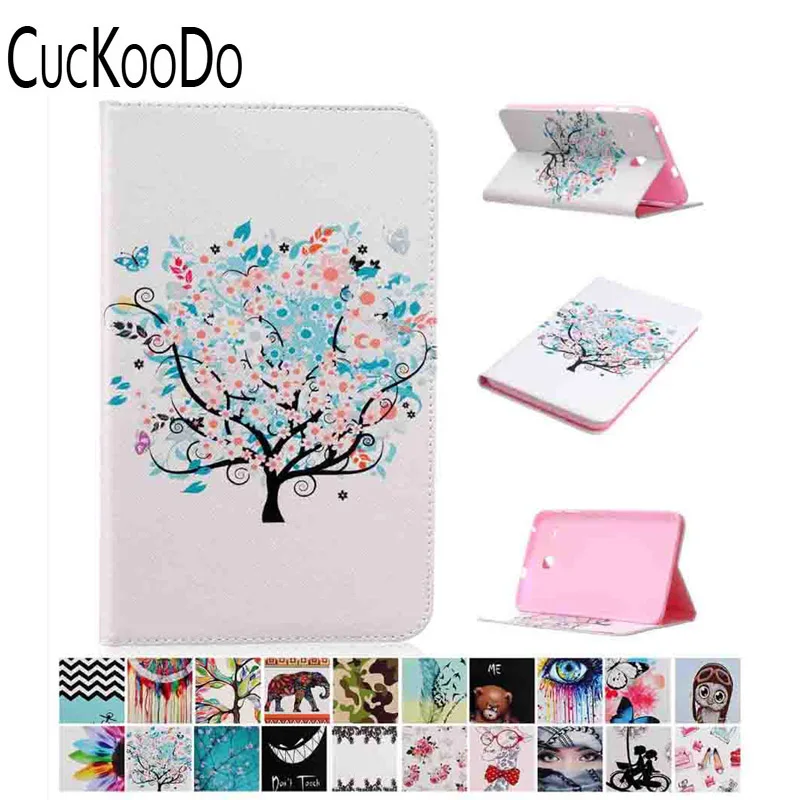 CucKooDo ультра тонкий легкий стоячий Чехол-Кошелек Дизайн чехол для Samsung Galaxy Tab E 8 0