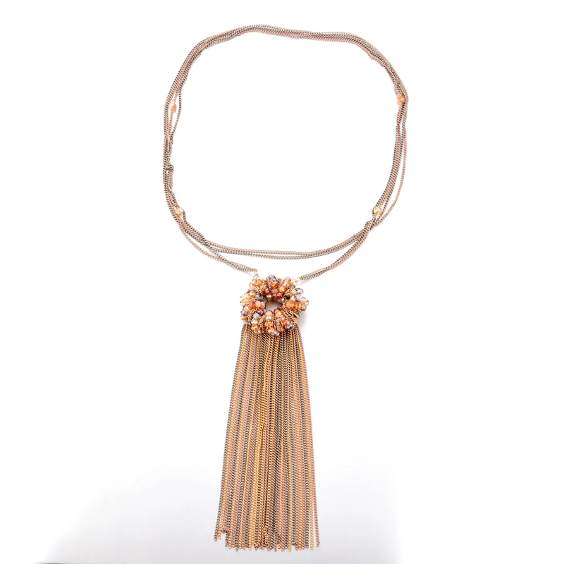 CHICVIE ожерелья из натурального камня желтого и синего цвета в стиле панк подвеска