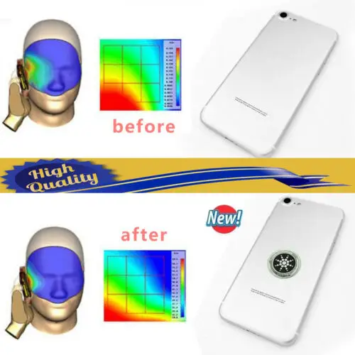 6 х Подлинная анти радиационная наклейка для телефона планшета ноутбука Защитите