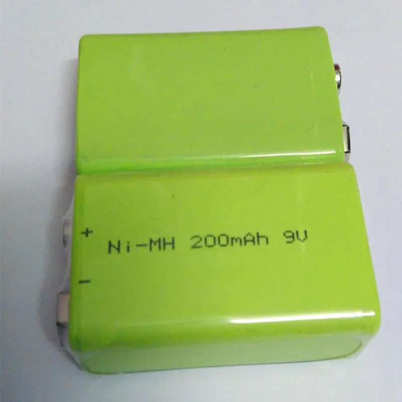 구매 DHL 페덱스 무선 마이크 배터리, Ni Mh Ni-MH 9V 200mAh 충전식 배터리 9V 멀티 미터 배터리 150pcs 무료 배송