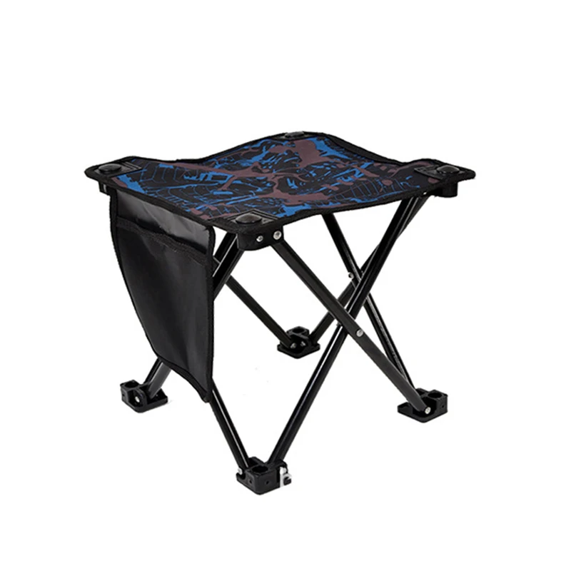 Портативный стул для кемпинга маленький складной с сумкой переноски рыбалки