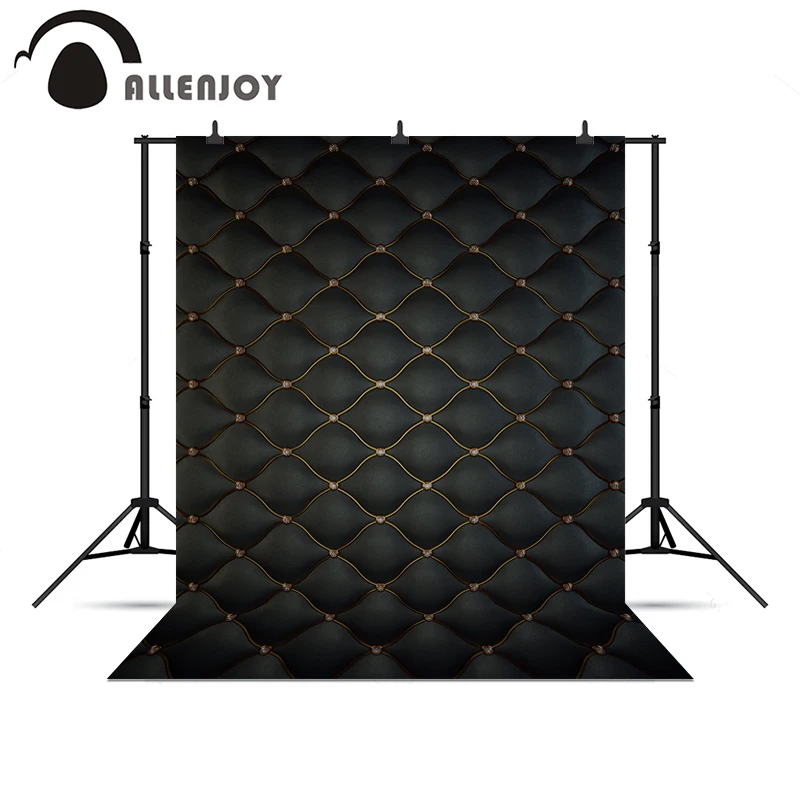 Allenjoy фоны для фотосъемки фотостудии черный роскошный изголовье интересный