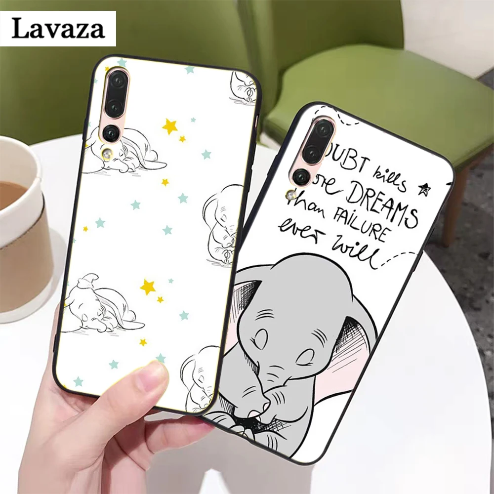 Милый силиконовый чехол С Рисунком Слона для Huawei P8 Lite 2015 2017 P9 2016 Mimi P10 P20 Pro P Smart Z 2019