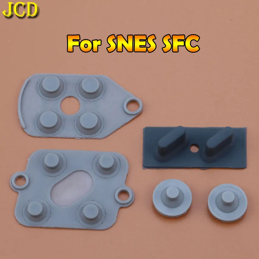 JCD 1 комплект для Nintendo Wii / WII U PAD PRO консоли SNES SFC NES PC проводящая резиновая