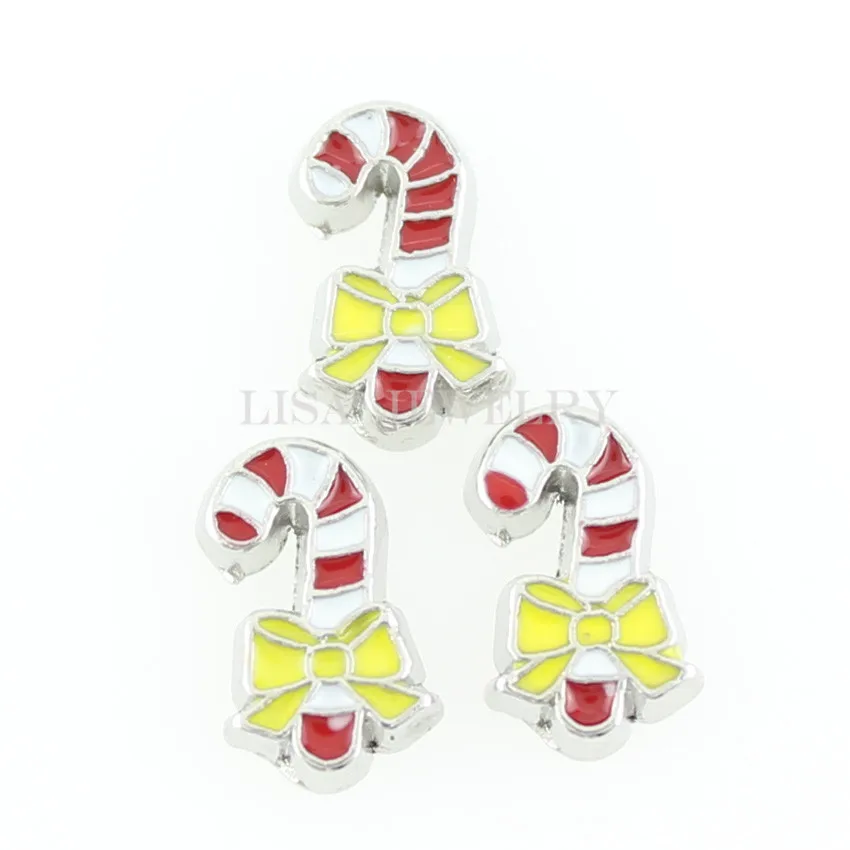 10 шт./лот красно белая Подвеска для украшения желтого банта Плавающие Подвески