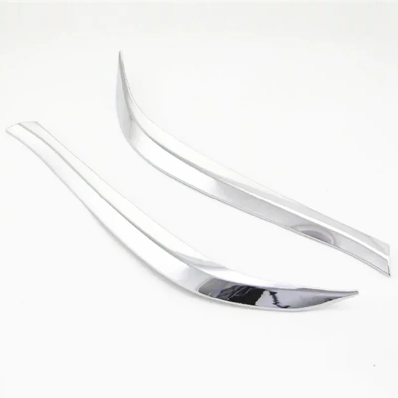 Передняя фара для Toyota Land Cruiser FJ200 2016 2017 ABS Chrome декоративная накладка на веки и