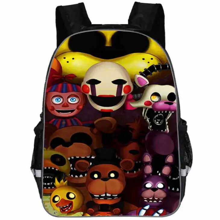 Рюкзак FNAF с принтом для мужчин и женщин повседневные школьные ранцы ноутбука в