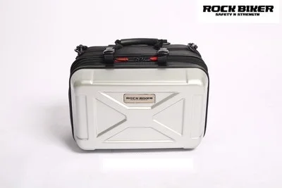 ROCK BIKER RBB06 мотоциклетный багажник мотоциклетный шлем сумки гоночные сумки Велосипедные Сумки Водонепроницаемые многофункциональные сумки - Цвет: Белый