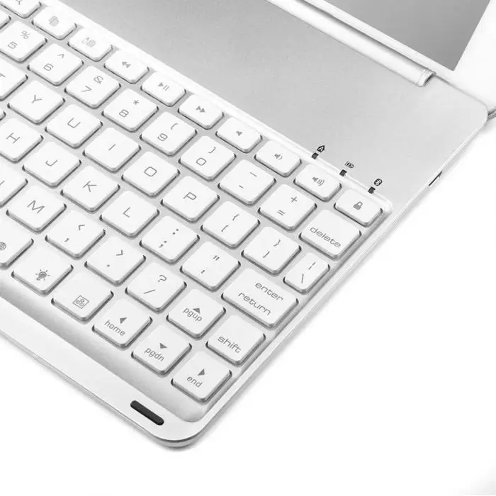 Алюминиевый Bluetooth клавиатура с подсветкой чехол-книжка для iPad Air 2 iPad Pro 9,7 дюйма