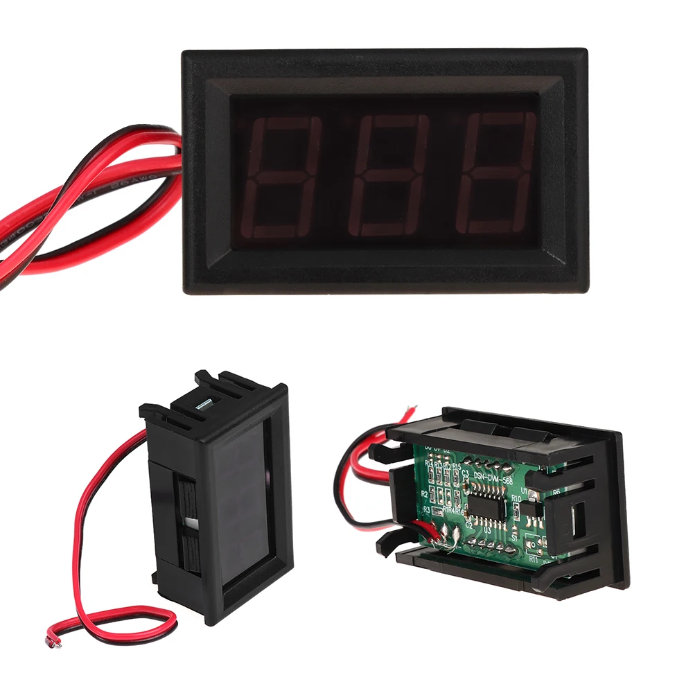 Автомобильный DC2.5-30V напряжения, светодиодный дисплей, Мини вольтметр, цифровой тестер, автоматический датчик, аккумулятор мотоцикла, портативное внутреннее оборудование