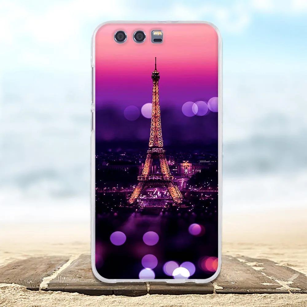 Чехол для Huawei Honor 9 мягкий Ультратонкий силиконовый чехол из ТПУ чехлы телефонов 3D