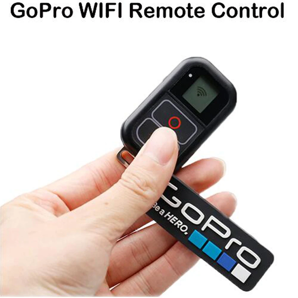 Водонепроницаемый GoPro WI FI удаленного Управление с ключевыми пряжки для Hero 5 4 3 +/3 Go