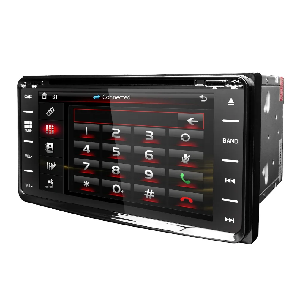 Hizpo 2DIN Автомагнитола навигации gps плеер для TOYOTA rush 2006-2012 alphard 2008-2015 3g сенсорный