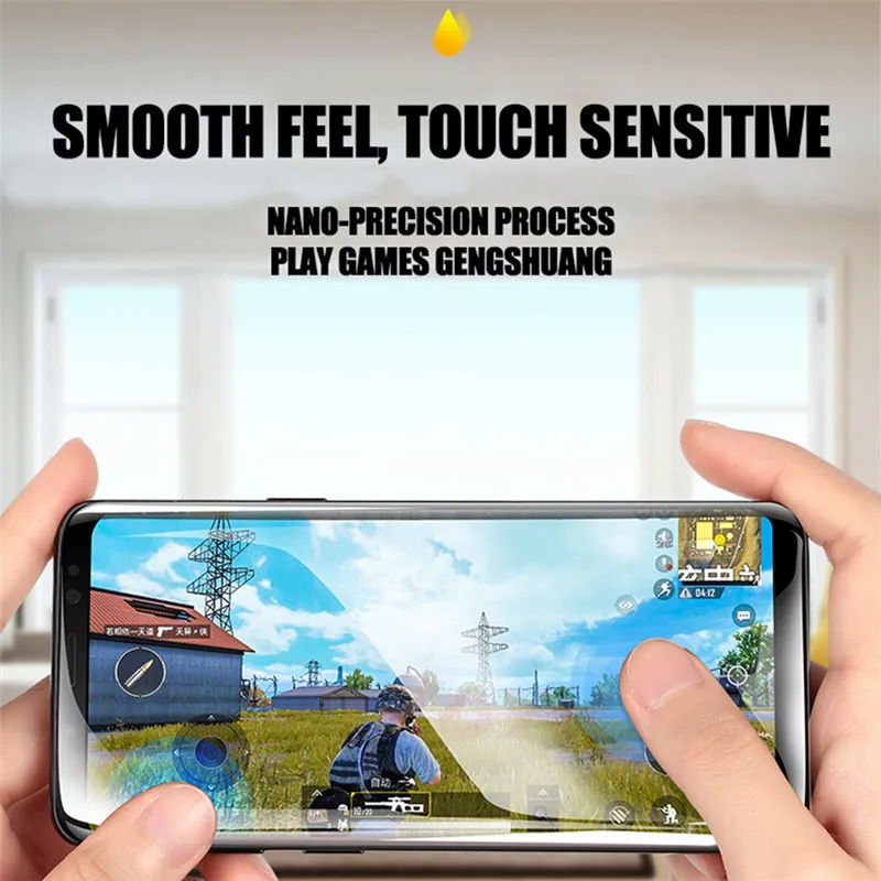 2 шт 100D Защита экрана для samsung Galaxy S10 S9 S8 Plus полное покрытие мягкая пленка Note 10 8 9 S7edge