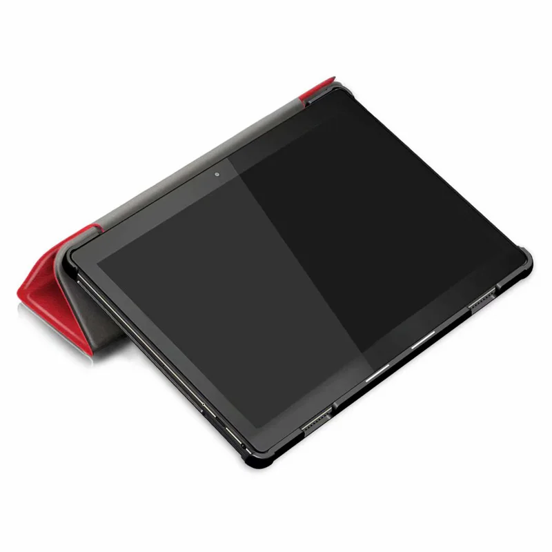 Тонкий чехол книжка из искусственной кожи для Lenovo Tab M10 X605|Чехлы планшетов и