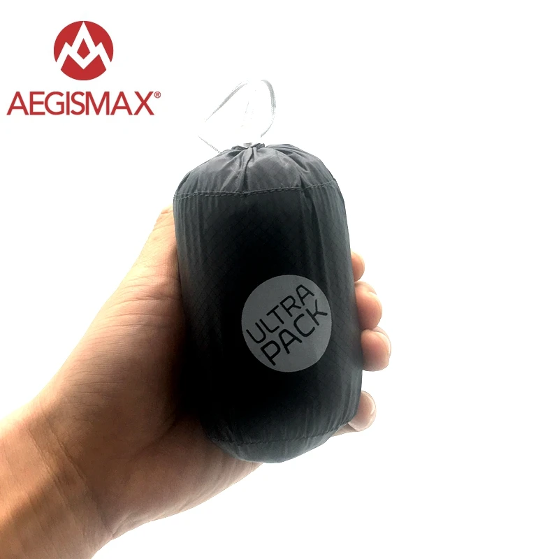 Aegismax рюкзак Сверхлегкий складной Открытый рюкзак путешествия и спорт 20D нейлон Водонепроницаемый Кемпинг Туризм сумка 18L