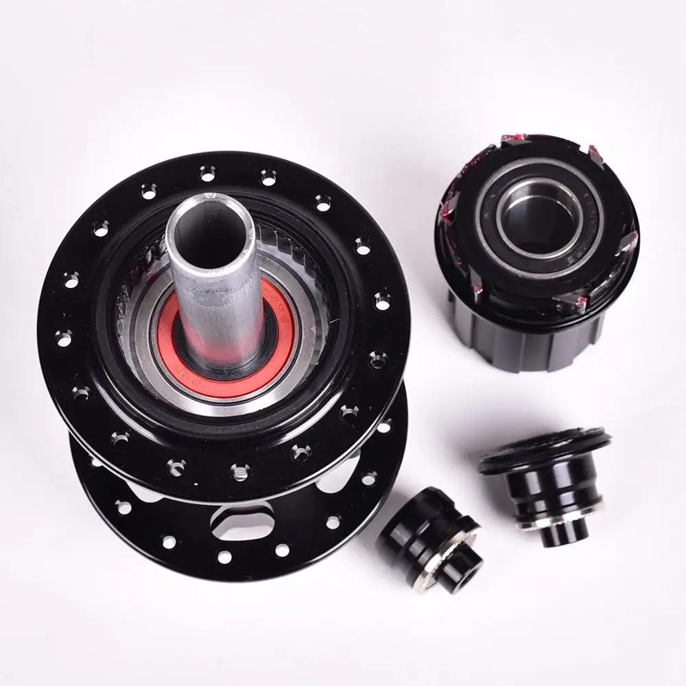 Koozer XM490 черный 28/32/36H отверстия дисковый тормоз концентратор 4 герметичный подшипник MTB горный велосипед концентраторы QR через ось Quick Release
