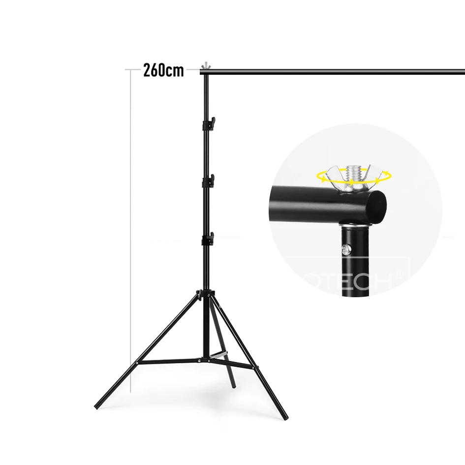 Фоновая система для профессиональной фотосъемки Alumotech 2 6 мх3 м/102 3 дюйма X126 +