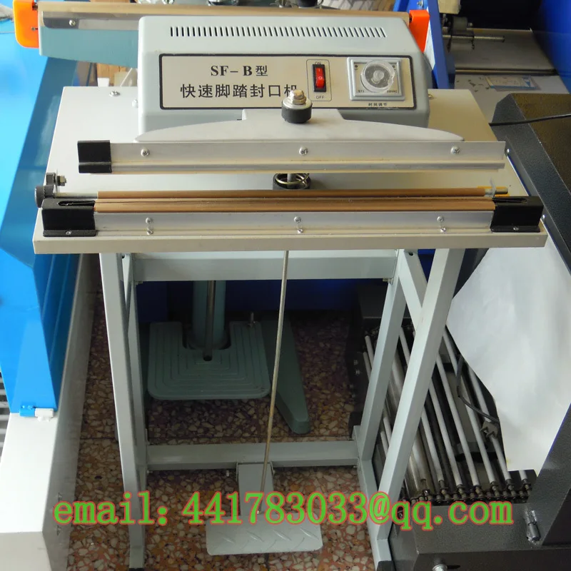 

SF-300 foot-sealing machine Shrink film sealing and cutting machine Bubble film sealing machine Food bag sealing machine