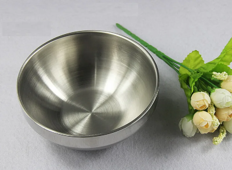 Толстая миска 3 мм из нержавеющей стали Салатница для взбивания яиц выпечки Новое