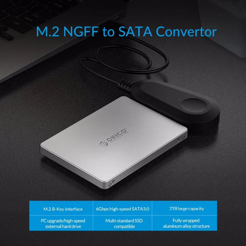 Конвертер ORICO M.2 NGFF на SATA B Key для SATA3.0 до 6 Гбит/с сделай сам с полными аксессуарами