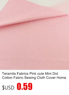 Solid Color Pink Cotton Fabric Tissue Home Textile Patchwork Quilting Sewing Cloth Crafts Bedding Decoration Teramila Fabrics