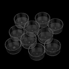10 шт.партия, прозрачные пластиковые чашки для чайных свечей, круглая форма для свечей, желейные гелевые контейнеры для восковой массы, форма для изготовления ручной работы