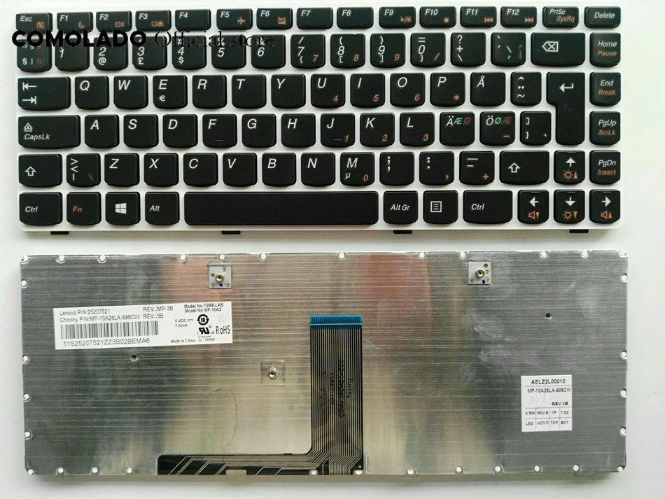 Клавиатура ND для Lenovo G480 G480A G485 G485A B480 B485 Z380 Z385 Z480 Z485 клавиатура макет|Клавиатуры