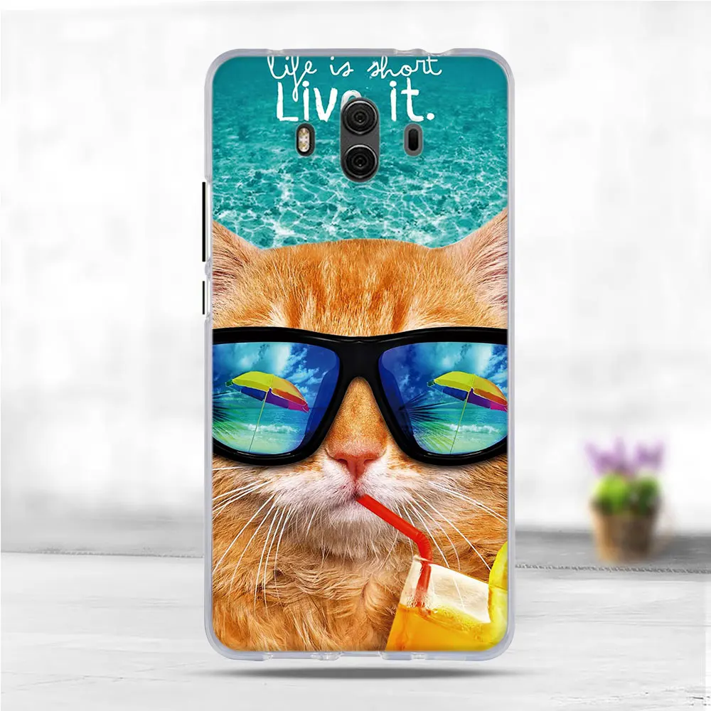 Защитный чехол для Huawei Mate 10 5 9 дюйма задняя крышка ALP L09 L29 силиконовый