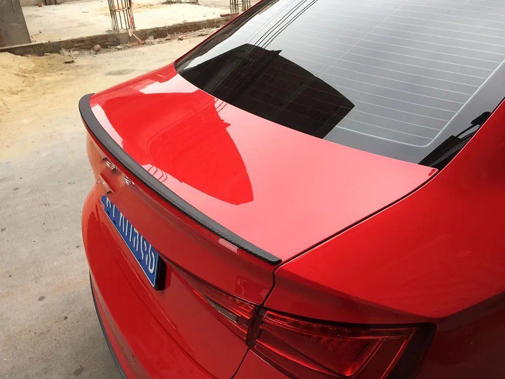 FRP из углеродного волокна задний спойлер багажник крыло для Audi A3 S3 седан 2013 2014 2015