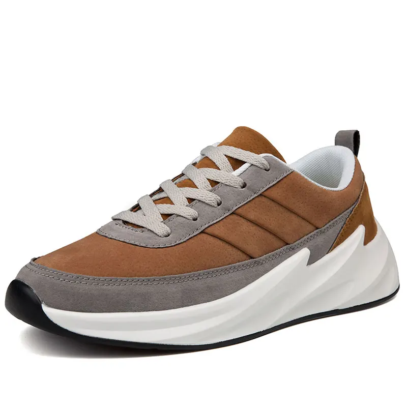 Мужские кроссовки обувь для бега дышащая кожа спорта на открытом воздухе мужские