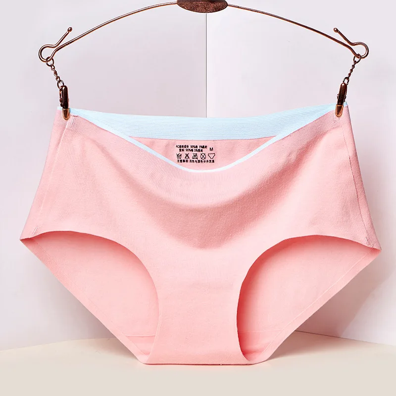 Женские трусики сексуальные дышащие Бесшовные Трусики с высокой талией весна